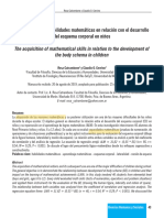 La Adquisición de Las Habilidades Matemáticas