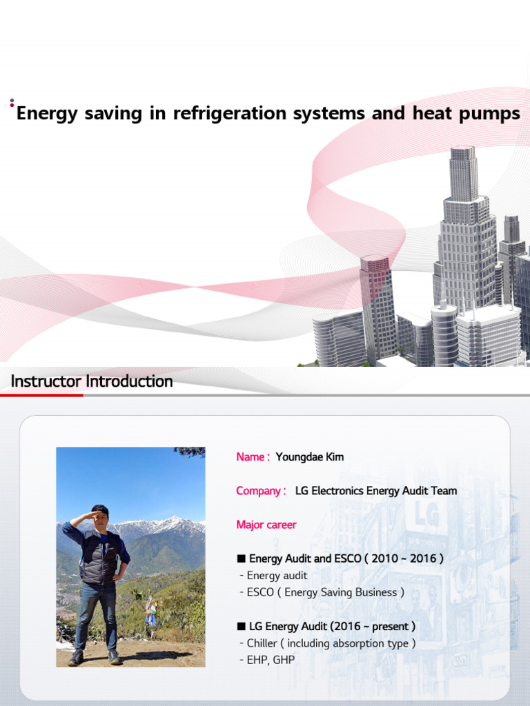Energy Efficiency in Chillers & Heat Pumps | PDF | Air Conditioning ...