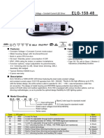 Datasheet of ELG 150 48A Industrial Power Supply Unit