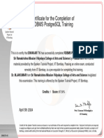DIWAKAR T K Participant Certificate