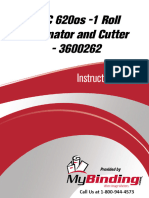 GBC 620os 1 Roll Laminator and Cutter 3600262 User Manual
