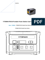 PB 58 Portable Power Station Manual