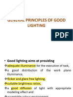 General Principles of Good Lighting