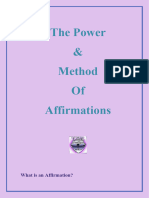 The Power & Method of Affirmations: What Is An Affirmation?