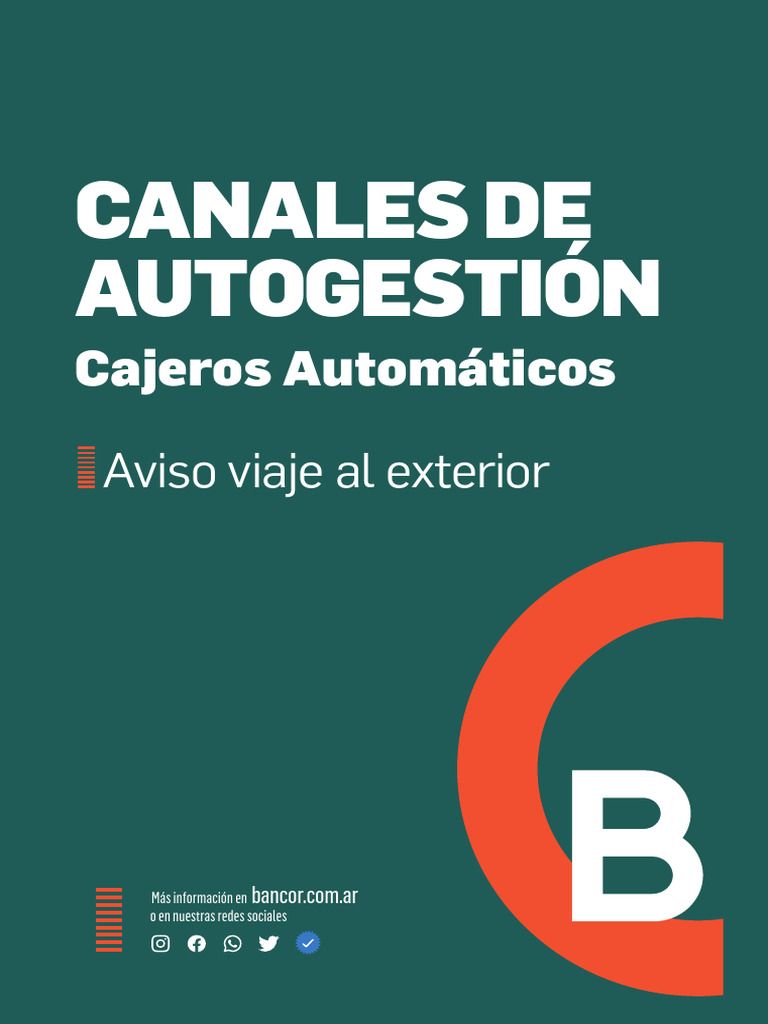 Instructivo Aviso De Viaje Al Exterior Descargar Gratis Pdf Tarjeta