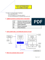 LES AUTOMATES Sturcture TSMFM