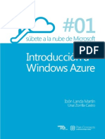 Súbete a la nube de Microsoft - Parte 1: Introducción a Windows Azure