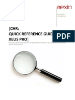 Xeus CHR Analysis Quick Guide