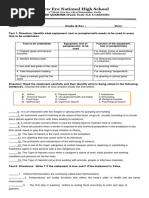 Caregiving YUNIT TEST 2nd Quarter