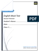 68G9 MockTest Second Trimester 20317