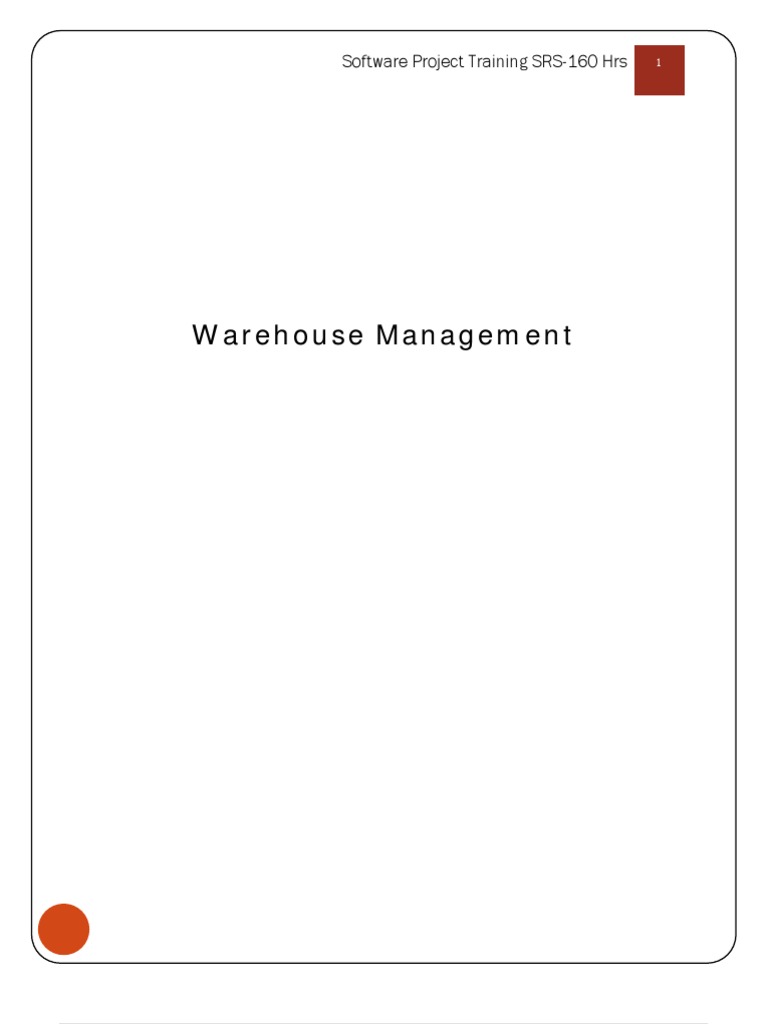 Online Warehouse Management System | PDF | Microsoft Sql Server | Inventory