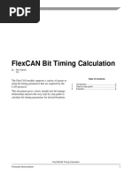 FlexCAN Bit Timing Parameters