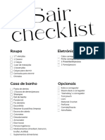 Black and White Professional House Cleaning Checklist
