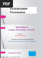 Internship: Presentation