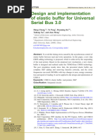 Design and Implementation of Elastic Buffer For Universal Serial Bus 3.0