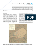 Groundwater Quality: Niger: Background