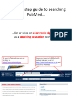 PubMedStepbyStepFinal ElectronicCigarettes Sept2015