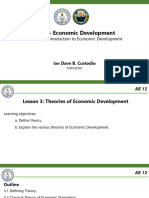 03 AE12 Mod1 Lesson3 TheoriesofEconDev