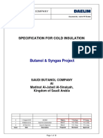 120167-PI-TS-0008 - Specification For Cold Insulation