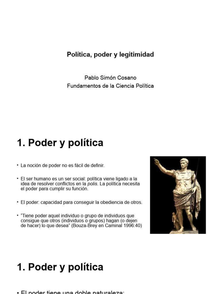 Poder y legitimidad en la política moderna | PDF | Sociedad | Feudalismo