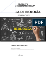 BIOLOGIA 1ero 3era - CARTILLA DE BIOLOGIA - 2024-1