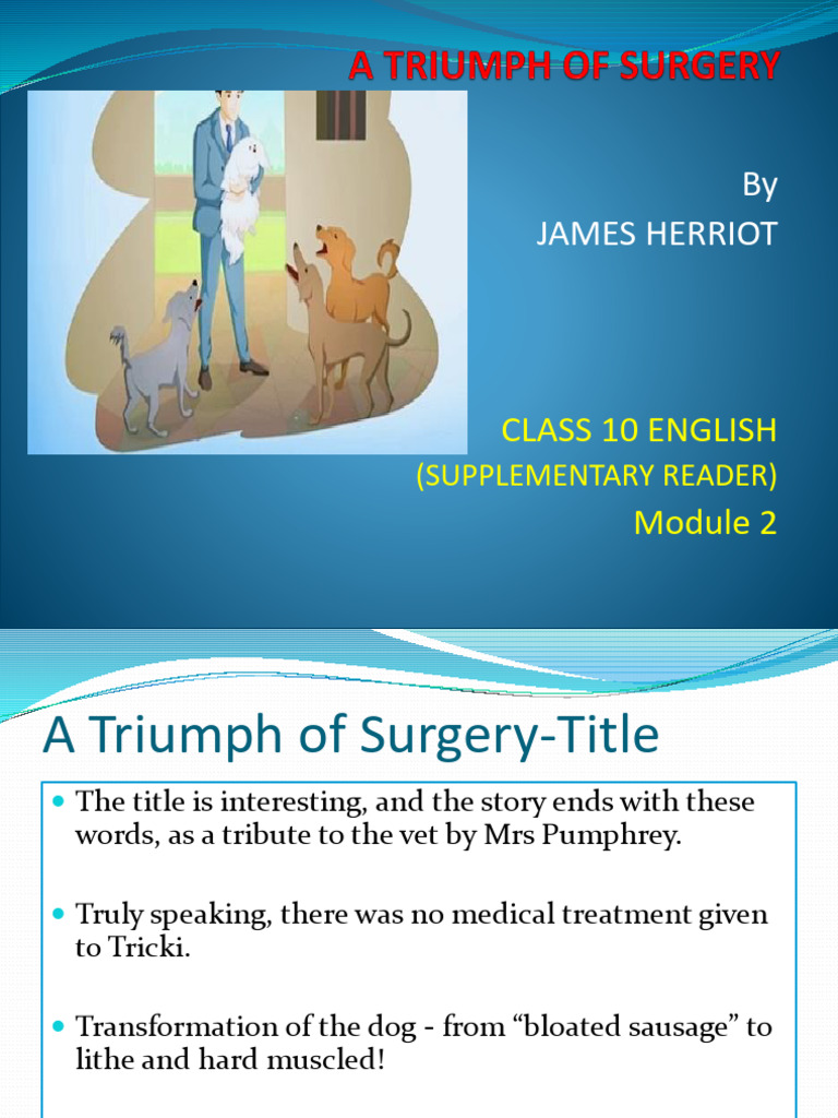 Triumph of Surgery: A Class 10 Overview | PDF