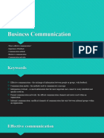 7.2 Business Communication