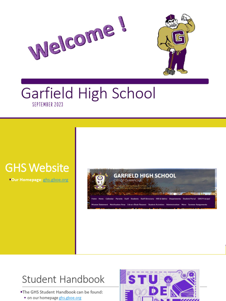 Garfield High School September 2023 Guide | PDF | Career & Growth