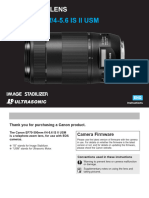 EF70-300mm f/4-5.6 IS II USM: Instructions