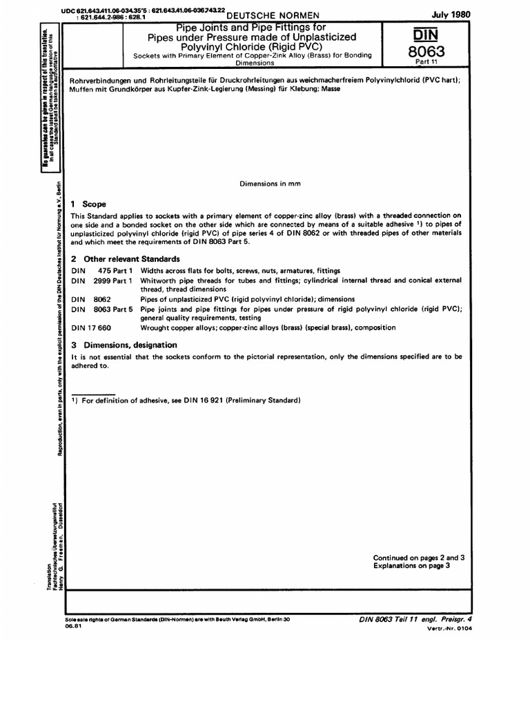 Din 8063-11 | PDF
