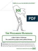 THE WELFARIST MANIFESTO