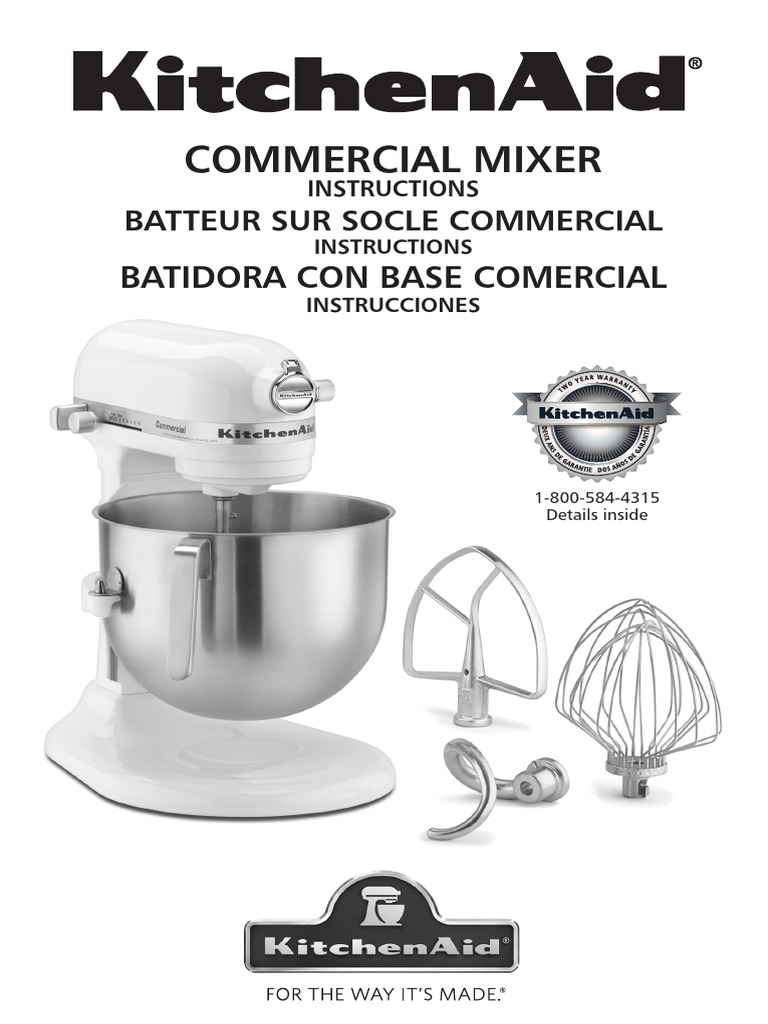 KA Mixer - User Manual | Download Free PDF | Cakes | Foods