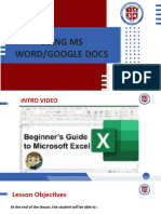 USING MS-Word or Google Doc T2 - Lesson 5