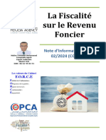 NIF N° 02 2024 La Fiscalité Sur Le Revenu Foncier (Loyer)