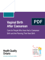 Vaginal-Birth After-Caesarean e