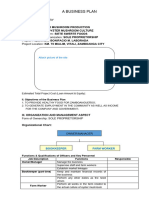 Business Plan Oyster Mushroom Culture