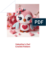 Valentine's Owl Crochet Pattern