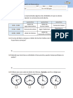 Ficha de Avaliação Semestral 1 de Matemática