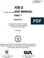 DOE 2ReferenceManualVersion2.1A