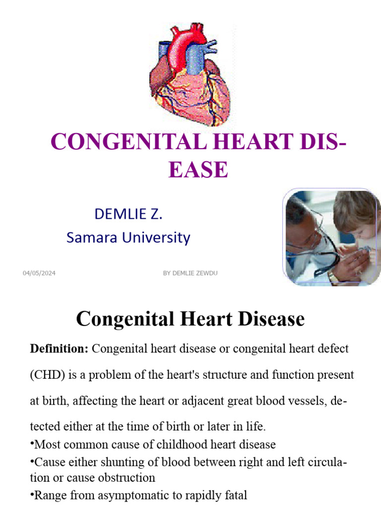 1 Congenital Heart Disease | PDF | Heart | Atrium (Heart)