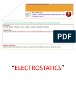 1. Electrostatics