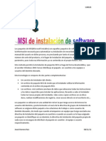 MSI de Instalación de Software