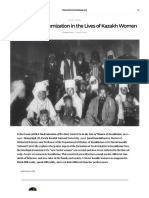 Early Soviet Modernization in The Lives of Kazakh Women - Voices On Cental Asia