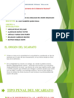 Derecho Penal Sicariato - Diapositivas