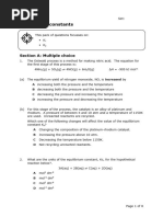 KC and KP Questions Equilibria