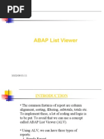 ABAP List Viewer