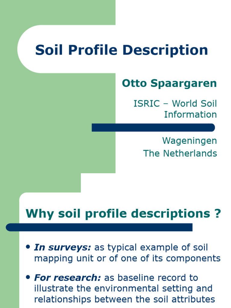 FAO Guidelines for Soil Profile Description | PDF | Loam | Soil