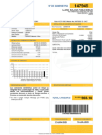 Llona Malaga Pablo Emilio: Importe 2 Últimos Meses Facturados Abr-23 S/ 828.47 May-23 S/ 815.12