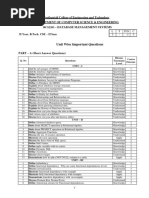 Database Management System Important Questions