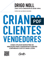 Criando clientes vendedores Rodrigo Noll